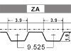 Steuerriemen Timing Belt:5973727