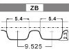 Steuerriemen Timing Belt:0816.34